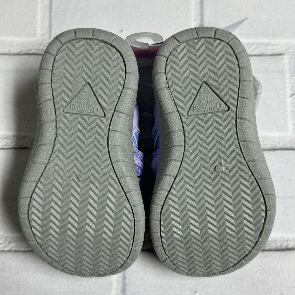 OshKosh Everplay Flexible Outsole Bump Toe Sandal Toddler Size 5 Purple Lilac - Picture 4 of 7